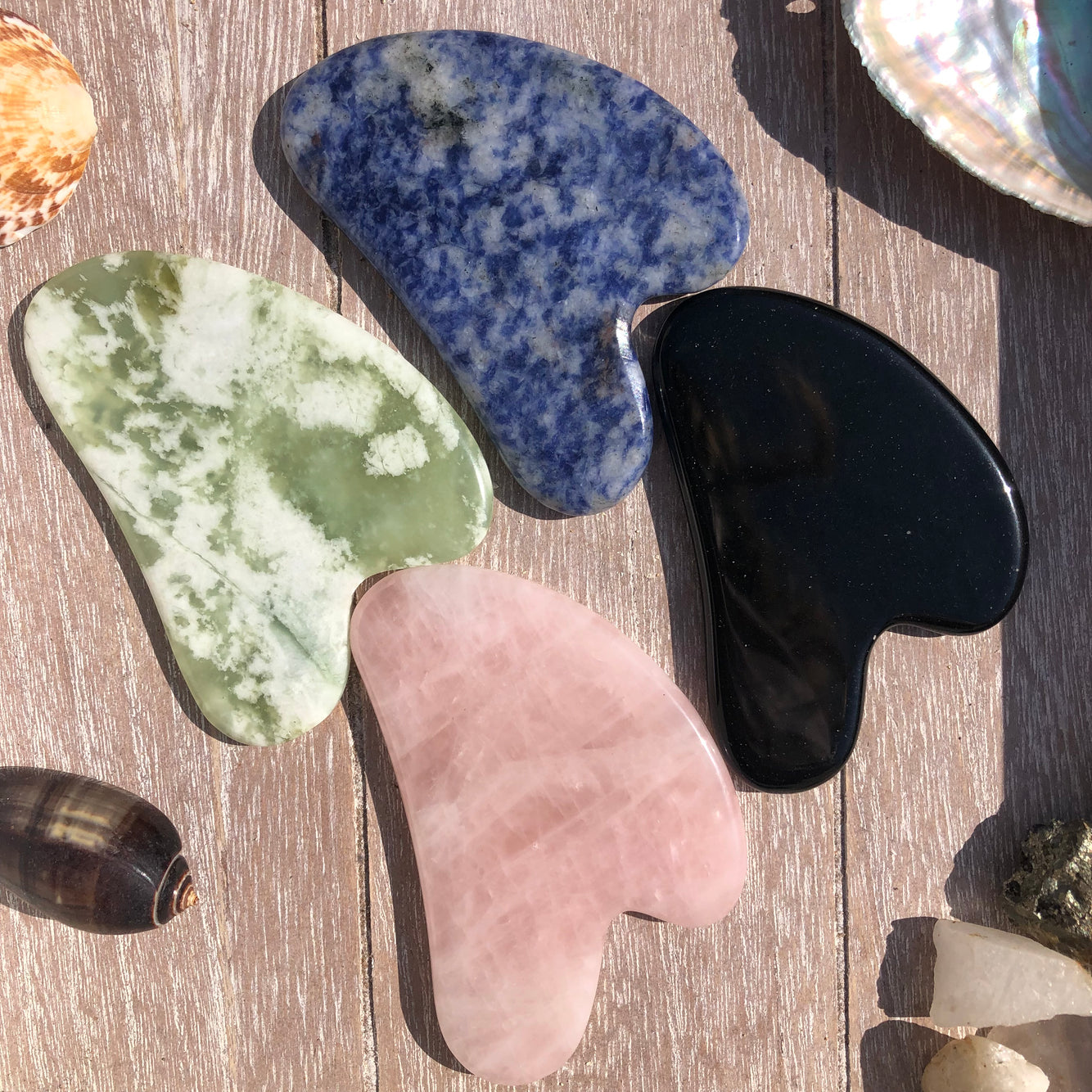 Gua-Sha Obsidienne noire