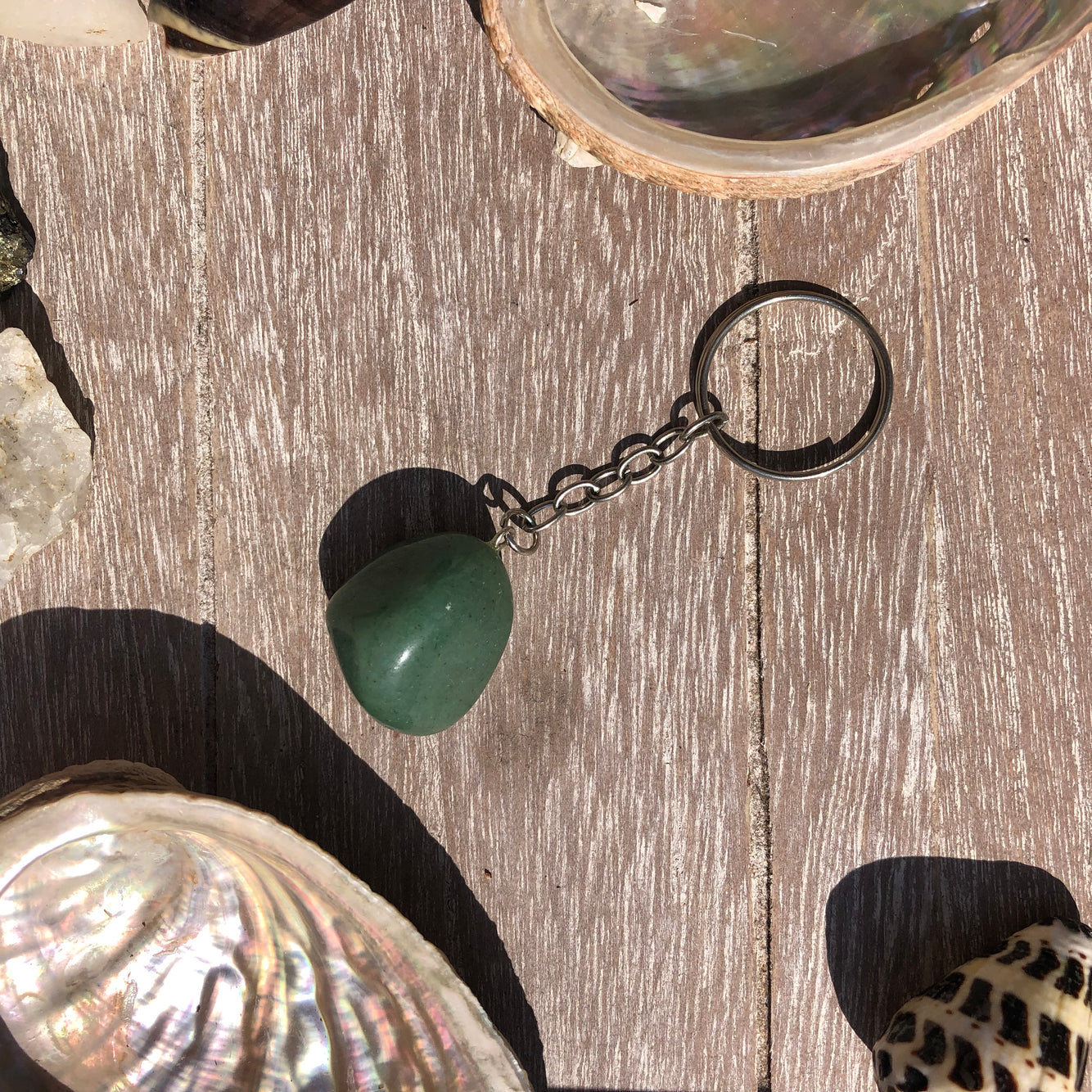 Porte-clés Aventurine verte