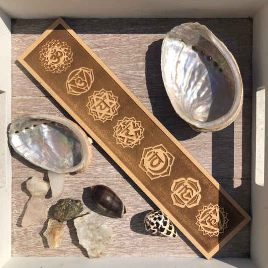 plaque bois 7 Chakras