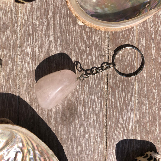 Porte-clés Quartz rose
