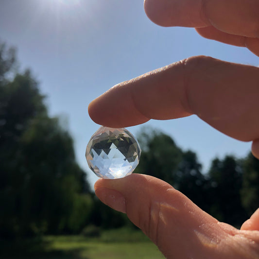 Boule de cristal à facettes Feng-Shui