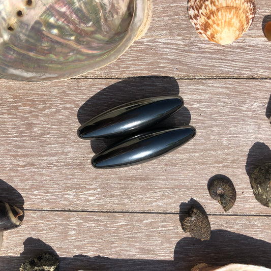 Hématite, paire de magnet